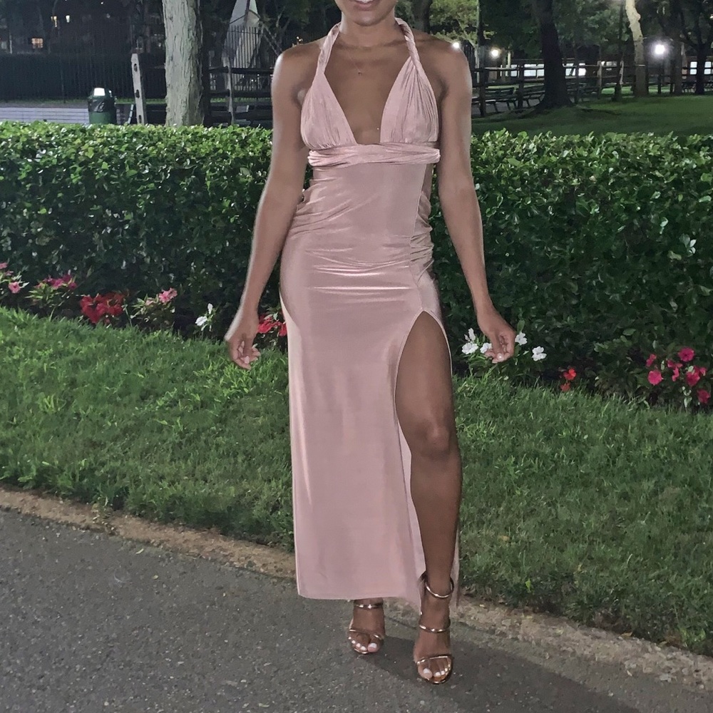 Long Wrap Dress